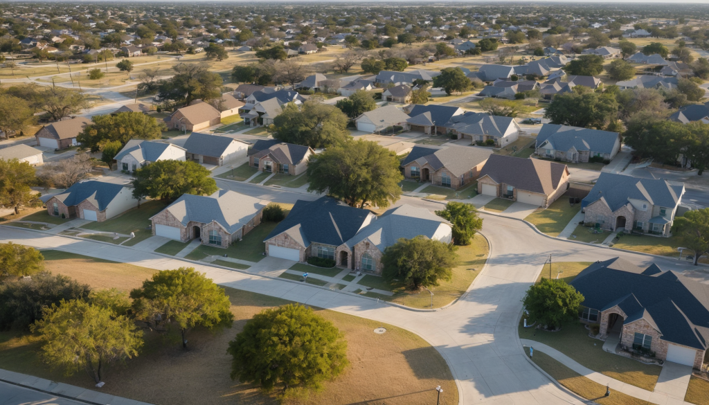 Killeen aerial view of homes for sale in killeen tx